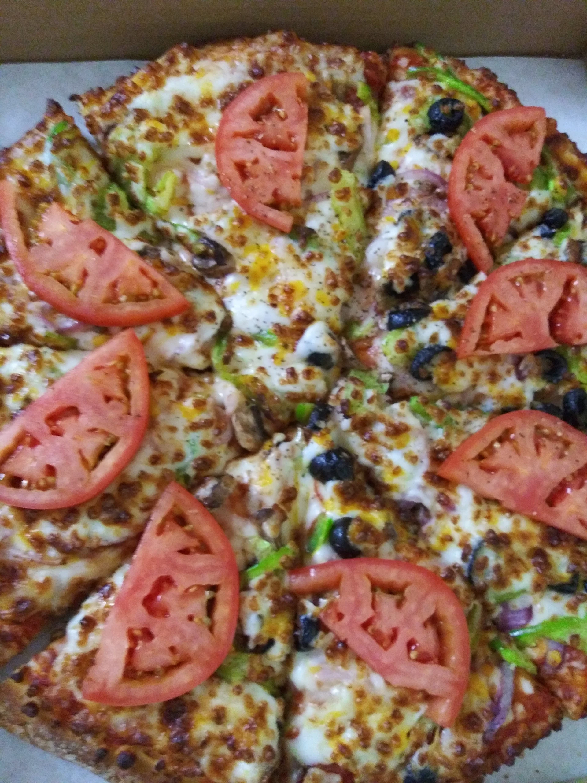 Pizza photo from customer